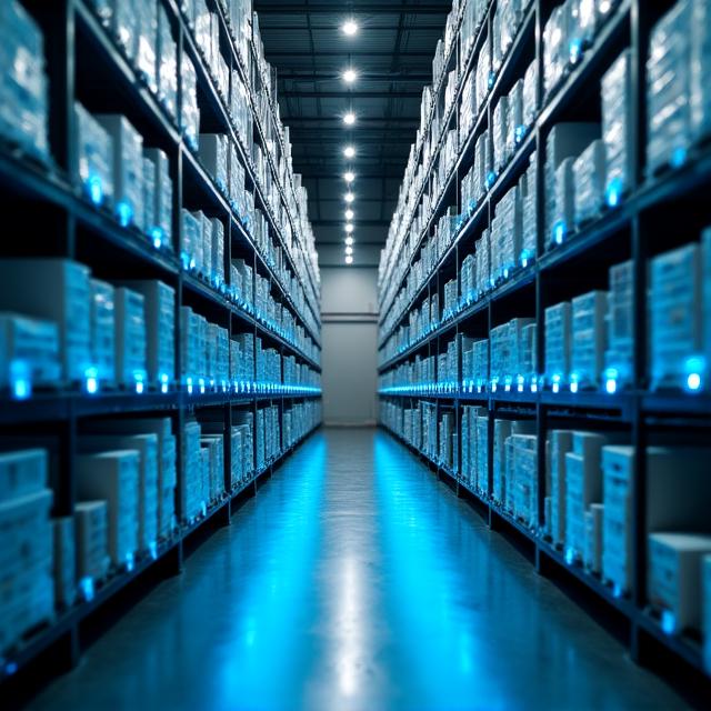 Hochregallager für Pharma-Kühlkette